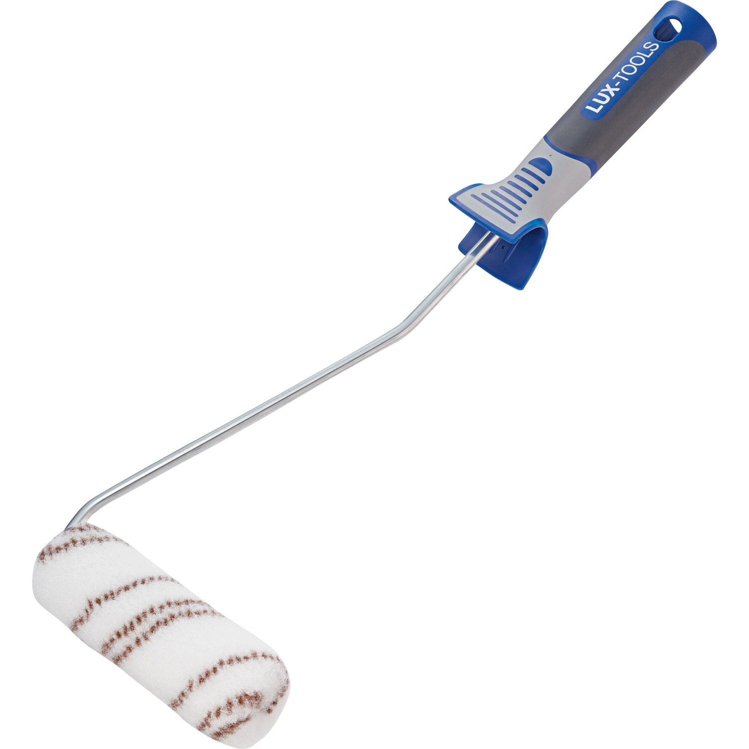 LUX Lasurroller 12 cm Nylon Braun-Grün-Gestreift