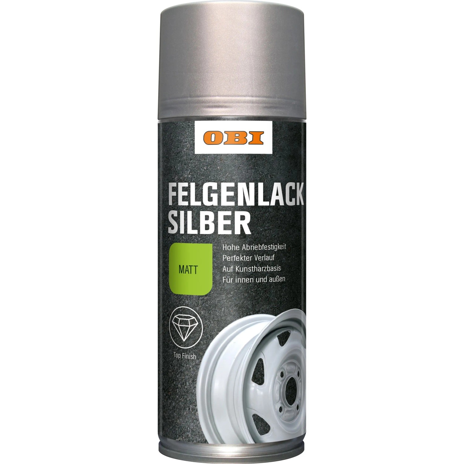 OBI Felgensilber Lack Spray Silber matt 400 ml