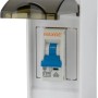 Aufputz Kleinverteiler mit transparent grau getönter Klappe für 2 Module, 14,1x5,3x8,3cm.