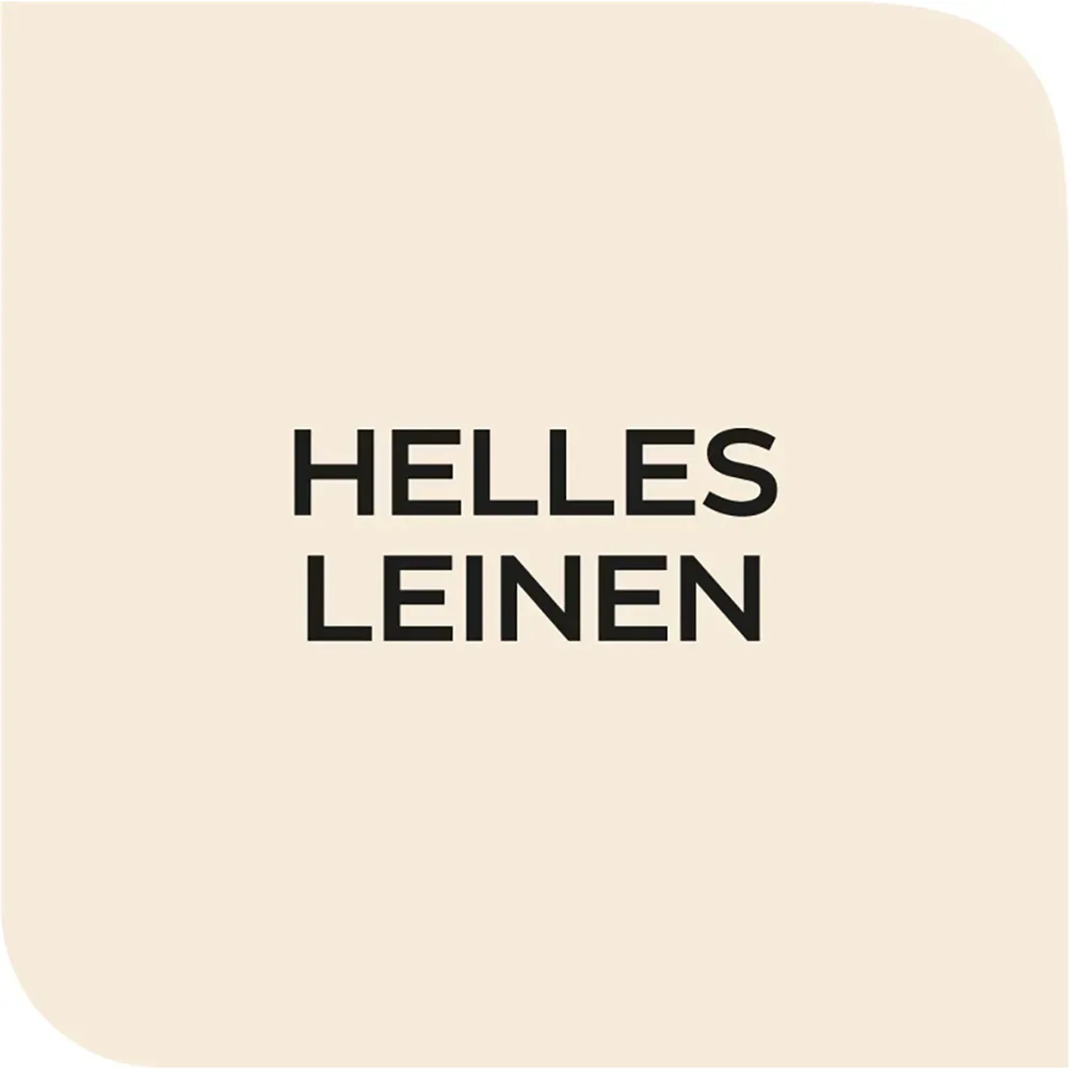 Farbmuster von Dulux Fresh Up Lack in Helles Leinen für Möbel, Küchen und Türen.