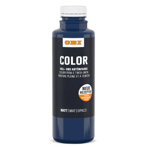 OBI Color Voll- und Abtönfarbe 500ml in Blau. Ideal zum Abtönen von Farben und Putzen.