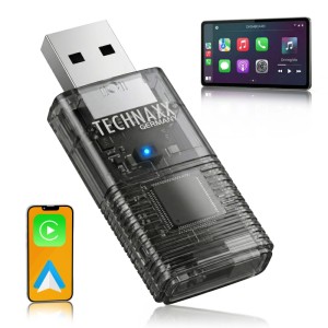 Technaxx USB-Dongle TX-346 Kabelloses CarPlay & Android Auto