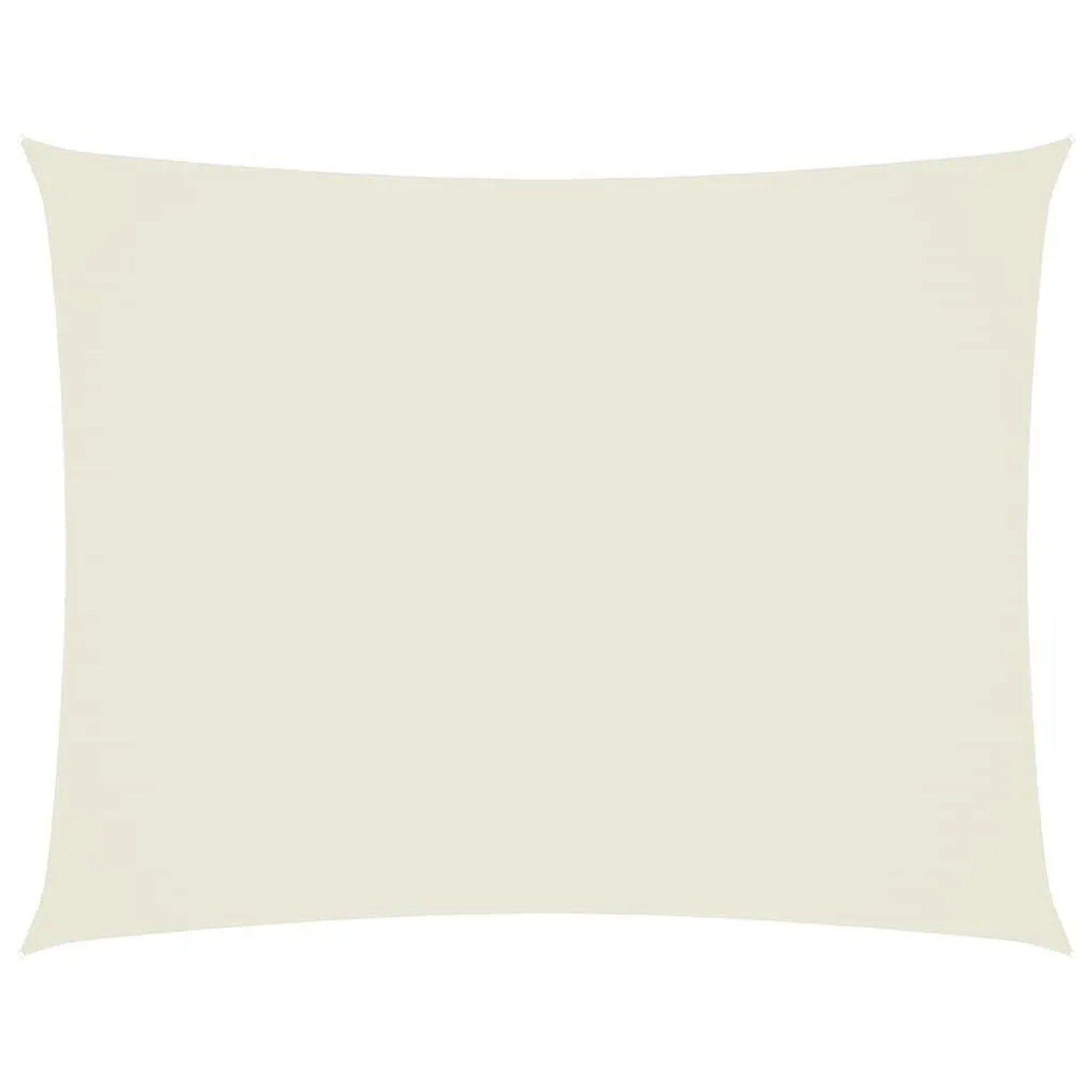 vidaXL Sonnensegel Oxford-Gewebe Rechteckig 3x4 m Creme 135210