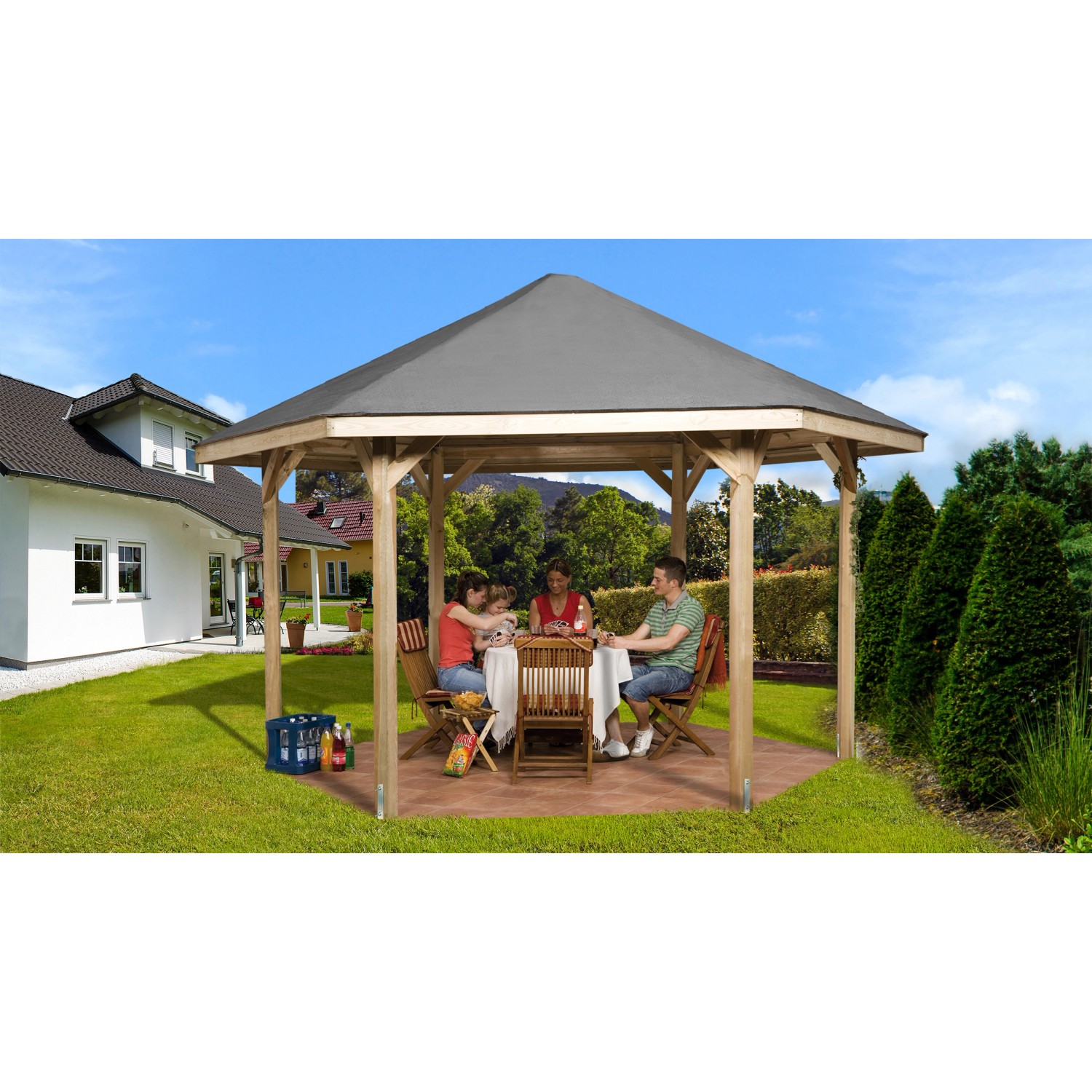 Weka Pavillon 656 Gr.2 399 cm x 461 cm