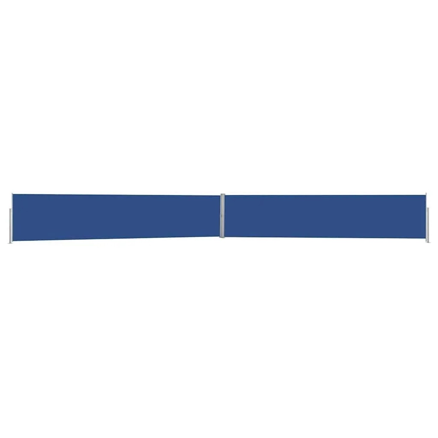 vidaXL Ausziehbare Seitenmarkise 140x1200 cm Blau 313391