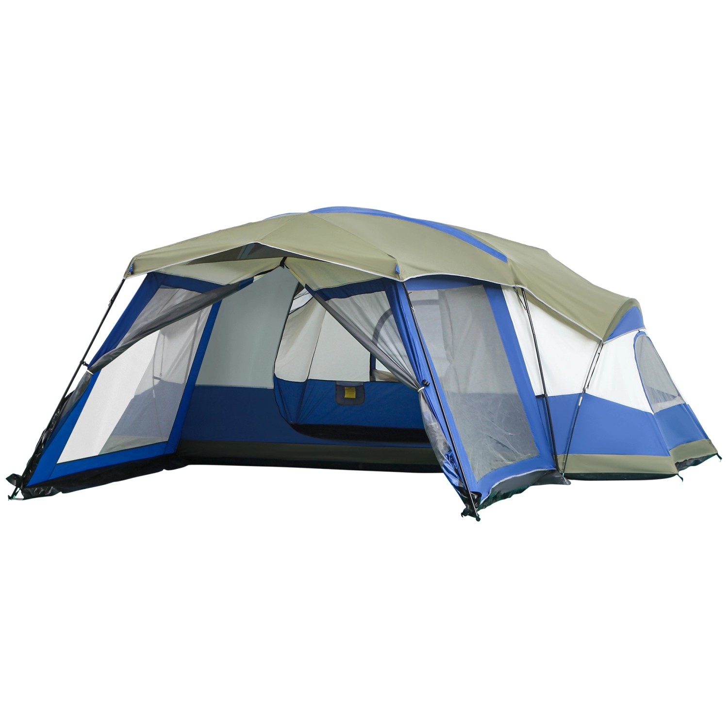 Outsunny Zelt Polyester Glasfaser Metall 518L x 487B x 237H cm