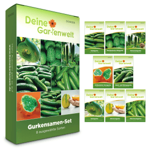 Deine Gartenwelt Gurken Samen-Set mit 8 Sorten