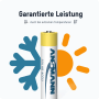 ANSMANN Akku AA Mignon 800 MAH 1,2V NiMH für Solarlampen 6 Stk Wiederaufladbar_5
