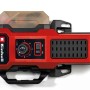 Einhell Akku-Schleif-/Gravur-Werkzeug TE-MT 18/34 Li-Solo, rotes Gehäuse mit Bedienelementen.