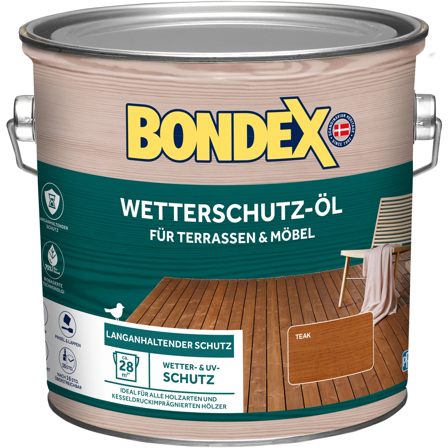 Bondex Wetterschutz-Öl Teak 2,5 l