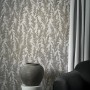 Marburg Vliestapete Natural Opulence Floral Silber, florales Muster im Wohnraum.