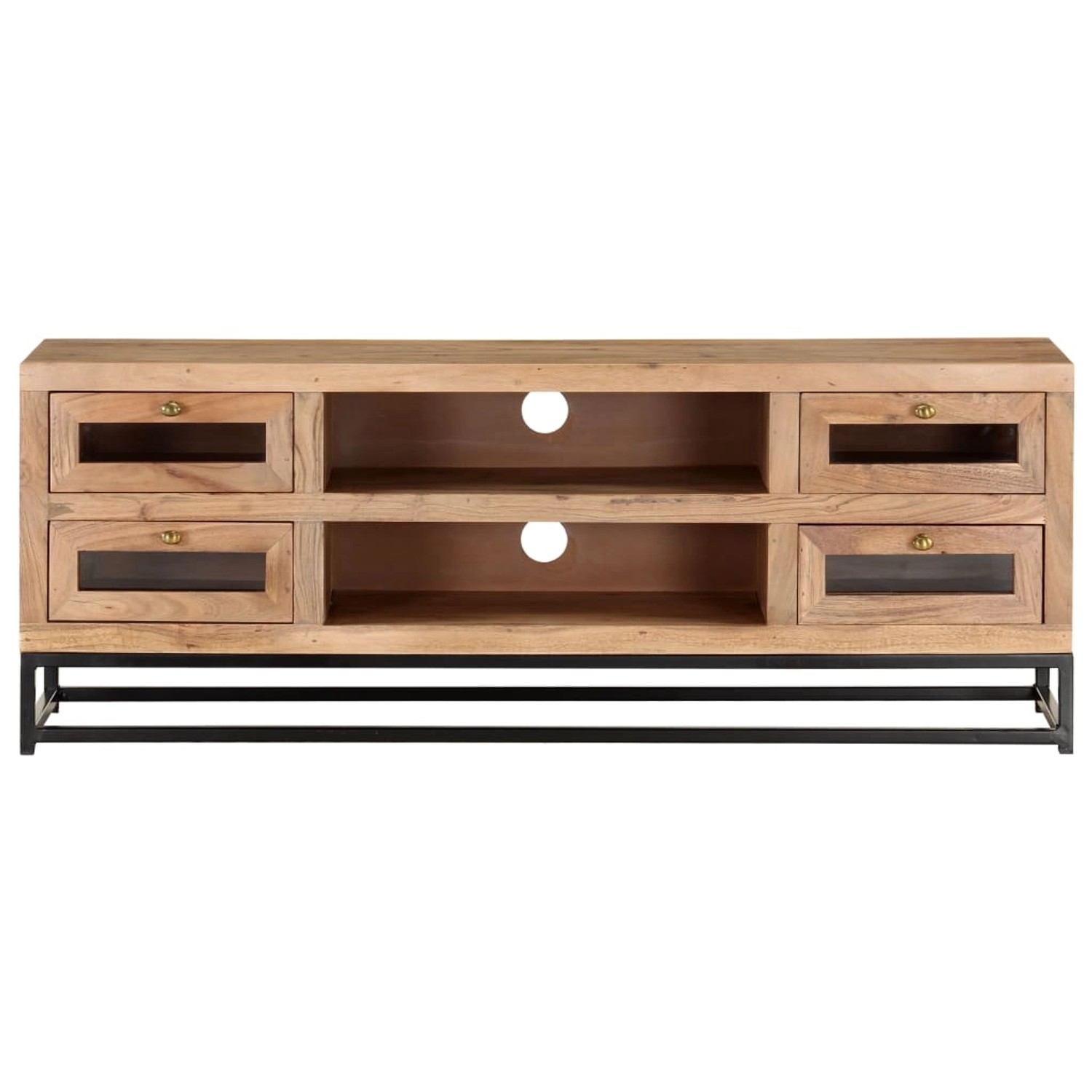 Tv-schrank 110x30x40 Cm Akazie Massivholz günstig online kaufen