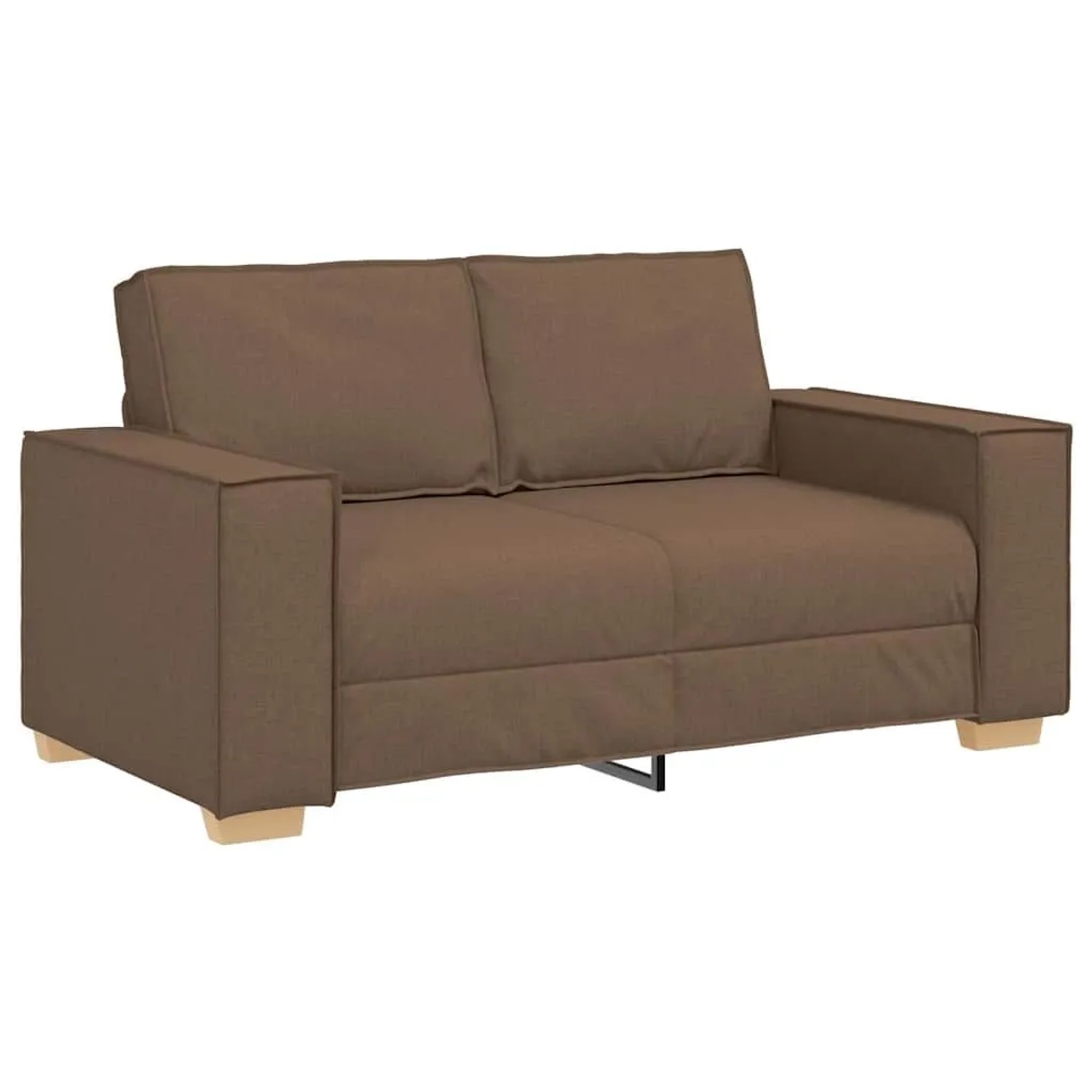 vidaXL 2-Sitzer Sofa Braun 160x78x84 cm Stoff 4104974