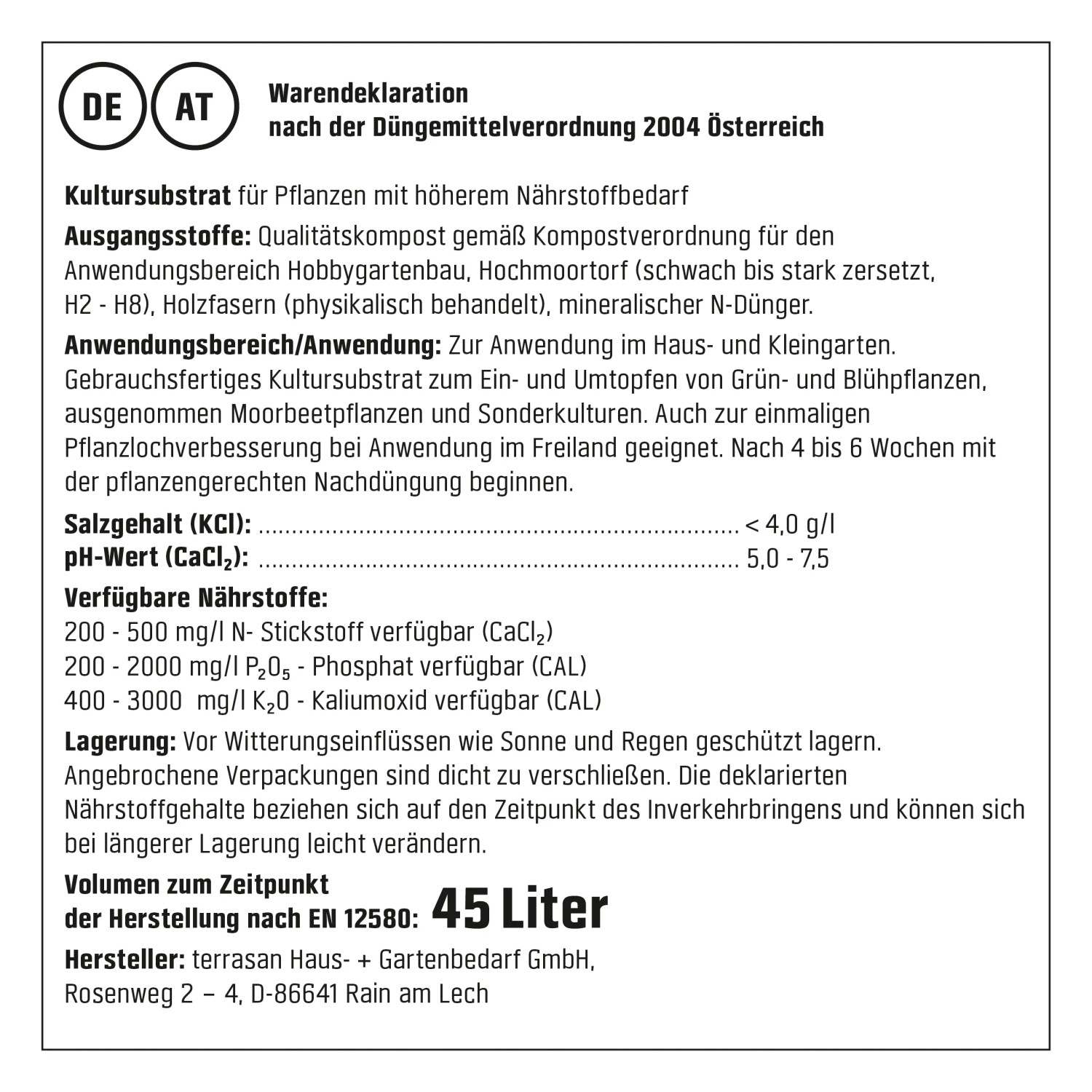 GROW by OBI Blumenerde 45L: Universalerde für Zimmer-, Balkon- und Gartenpflanzen.