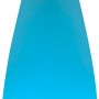 Weiße Reality LED Stehlampe Palmas für den Außenbereich mit blauem Lichteffekt.