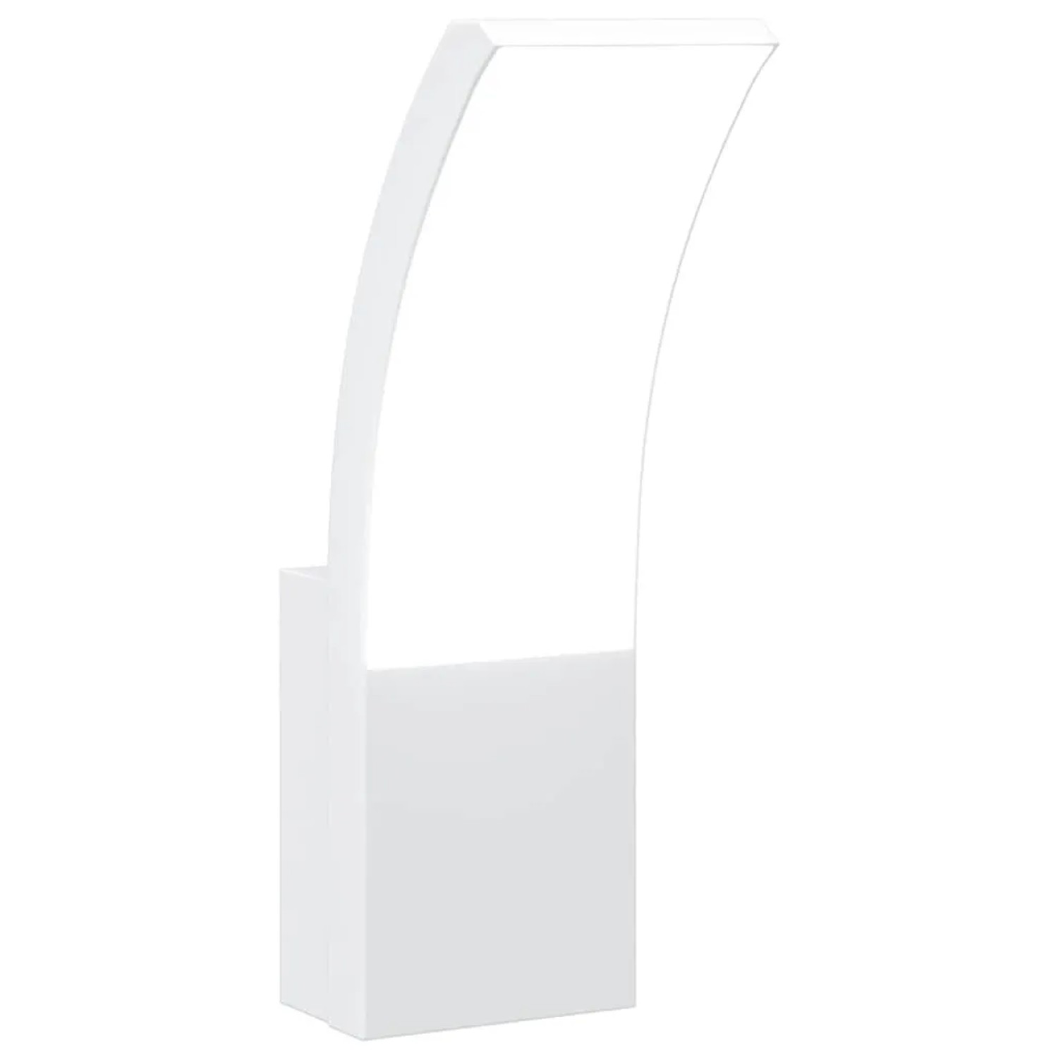 vidaXL LED-Außenwandleuchte Weiß Aluminiumdruckguss 4006264