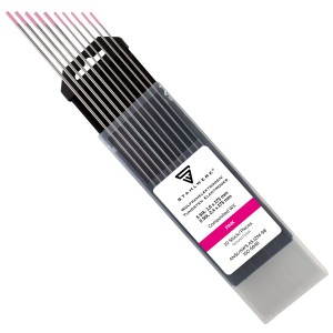 STAHLWERK Wolframelektroden WX Pink, 10er Set (1,6 + 2,4 mm) im Kunststoffbehälter. Zubehör für Kompressoren.