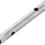 LUX Rohrsteckschlüssel 6x7 mm, verchromter Stahl, für Schrauben und Muttern.