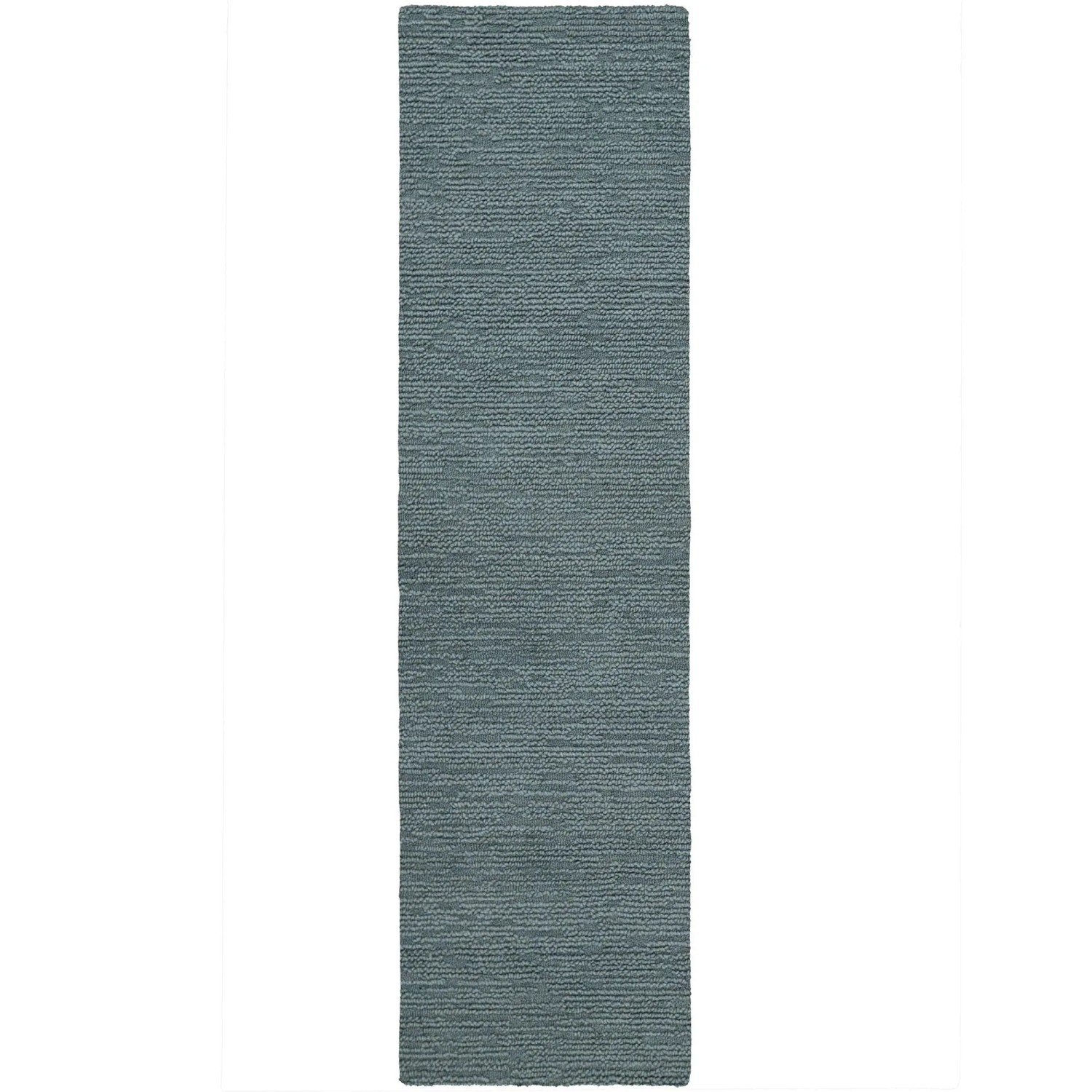 Flair Rugs Wollteppich Harris Boucle 80 cm x 230 cm Blau