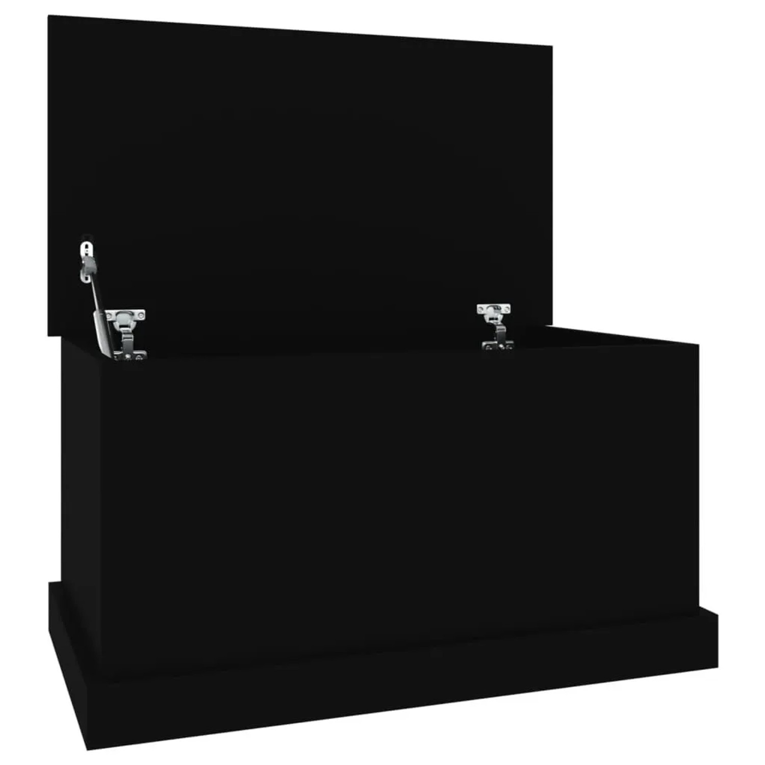 vidaXL Truhe Schwarz 70x40x38 cm Holzwerkstoff 816505