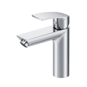 AM.PM Einhebel Waschtischarmatur Play Wasserhahn Bad aus Messing F8Y02100 Chrom