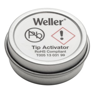 Weller Spitzenaktivator in Metalldose, Zubehör für Lötgeräte zur Reinigung und Pflege von Lötspitzen.