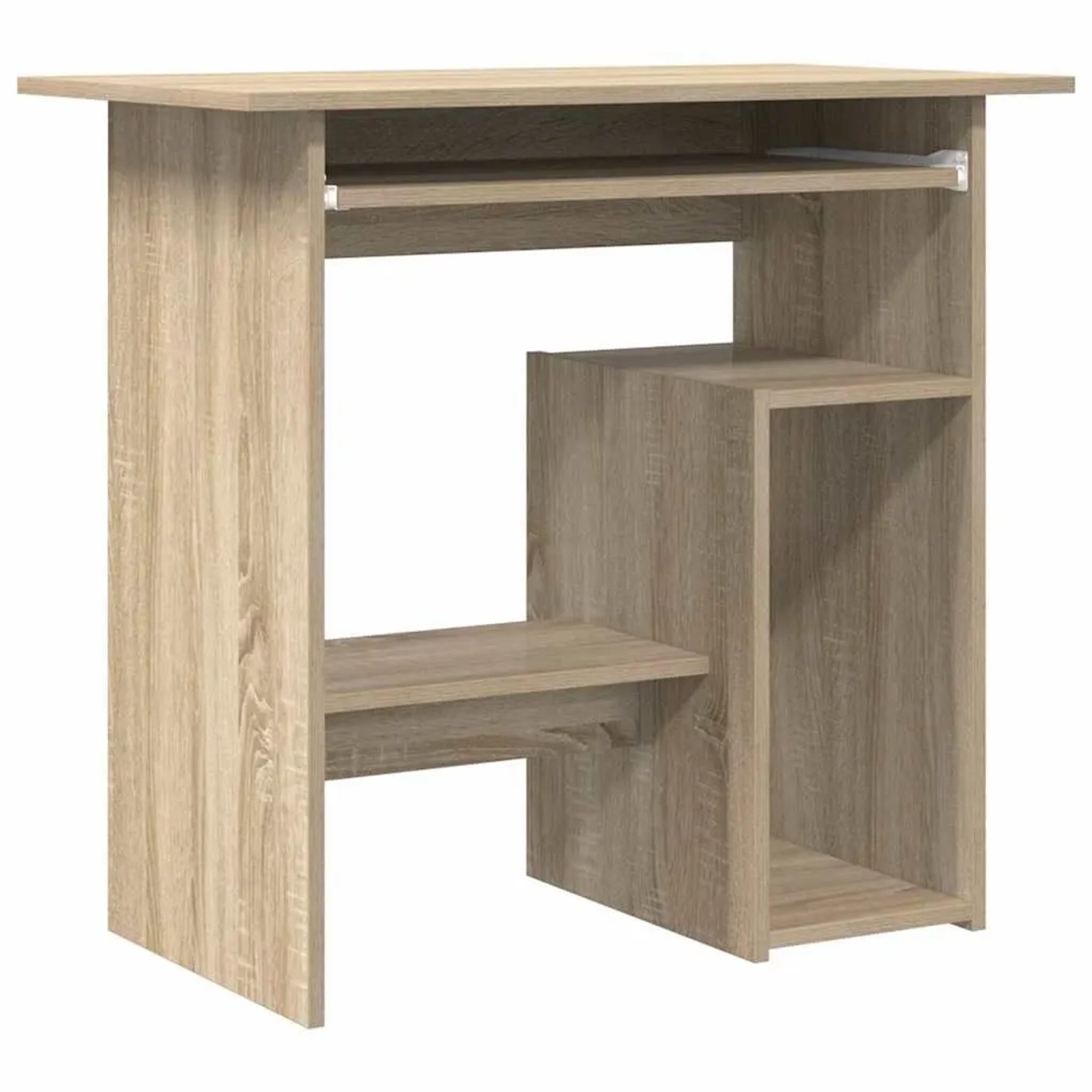 vidaXL Schreibtisch Sonoma-Eiche 80x45x74 cm Holzwerkstoff 801367 günstig online kaufen