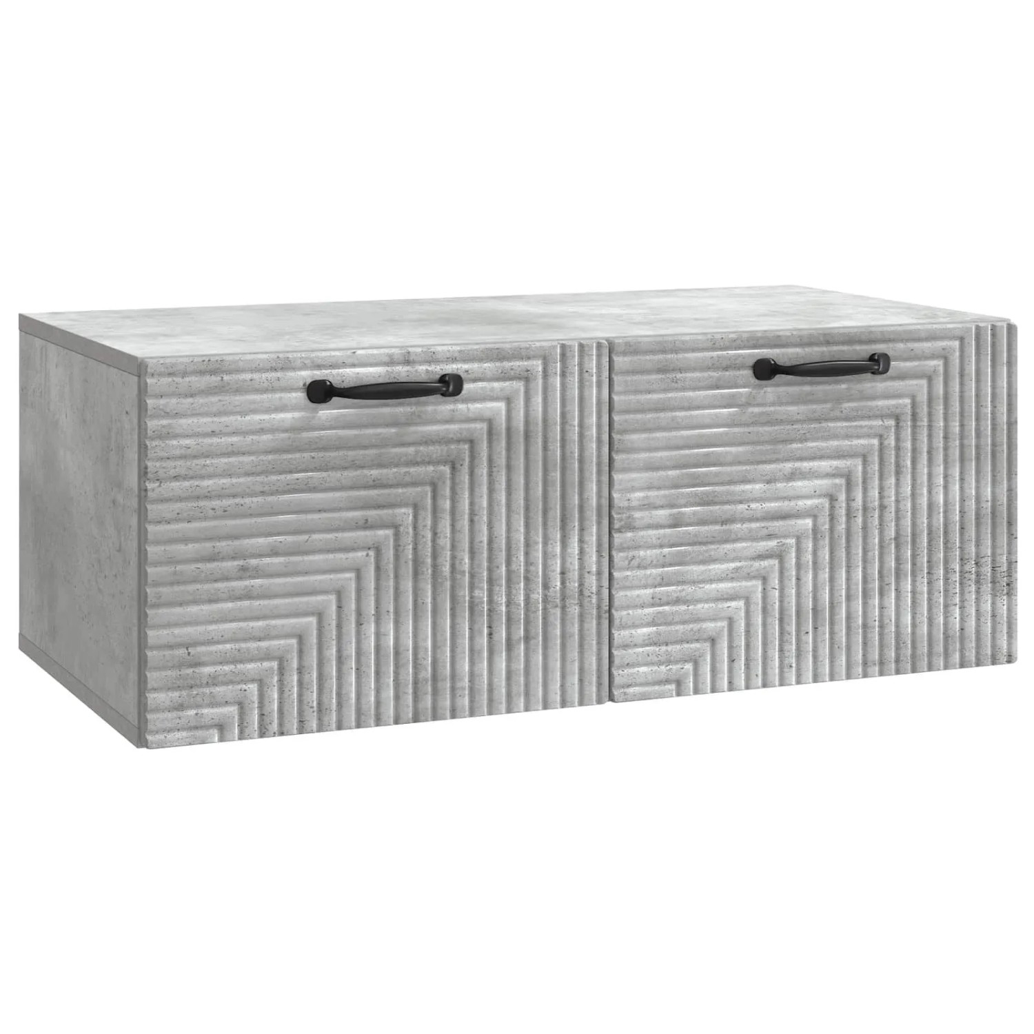 vidaXL Wandmontierter TV-Schrank Betongrau 78,5 x 41 x 30 cm 898688