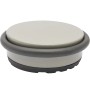Wagner Bodentürstopper Big Disk Color steingrau, Türstopper aus Stahl mit Gummiring.