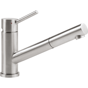 Villeroy & Boch Küchenarmatur Como Shower Hochdruck-Armatur Ausziehbare Brause Wassersparend Edelstahl Massiv