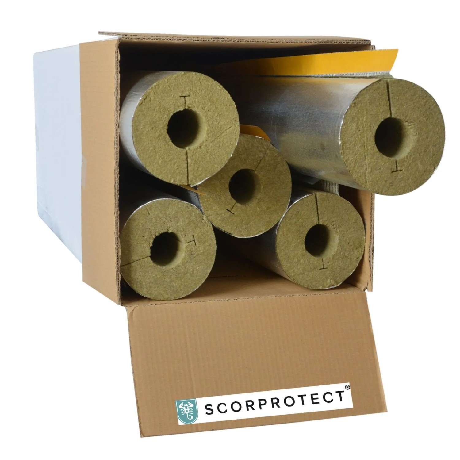 Scorprotect Karton Rohrisolierung Alu 54 MM X 50 MM