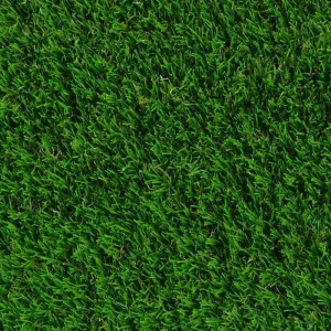 Detailaufnahme: Grüner Karat Kunstrasen Vita mit 40 mm Höhe. Ideal für Garten, Balkon und Terrasse.