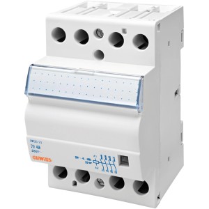 Gewiss Installationsschütz 63A, 4 Schließer, für Gebäudeinstallation und Steuerung.