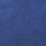 Polizeiblauer Samtstoff für vidaXL Rückenkissen. Nahaufnahme der weichen, luxuriösen Textur.