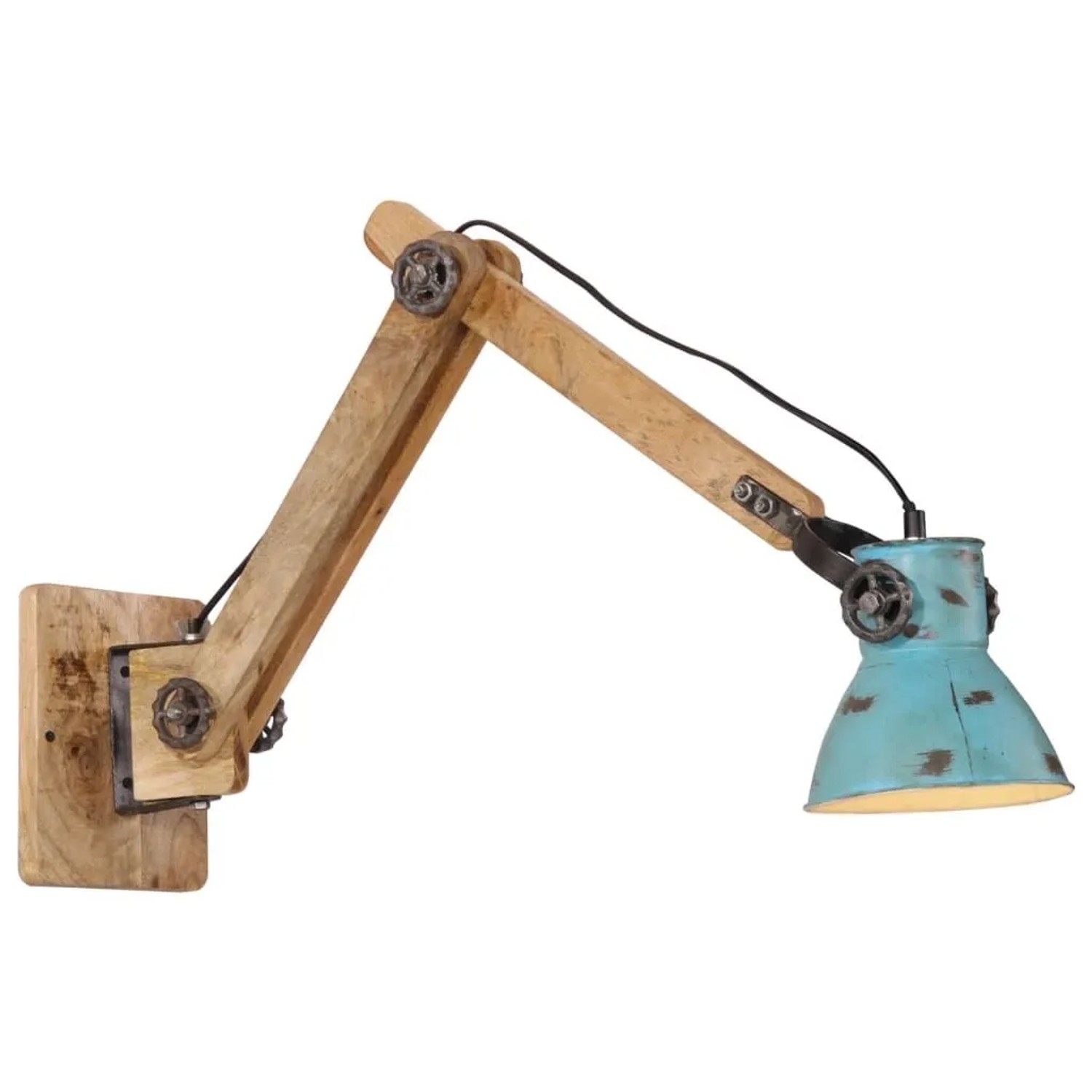 vidaXL Wandleuchte 25 W Blau 96x15x20 cm E27 371842