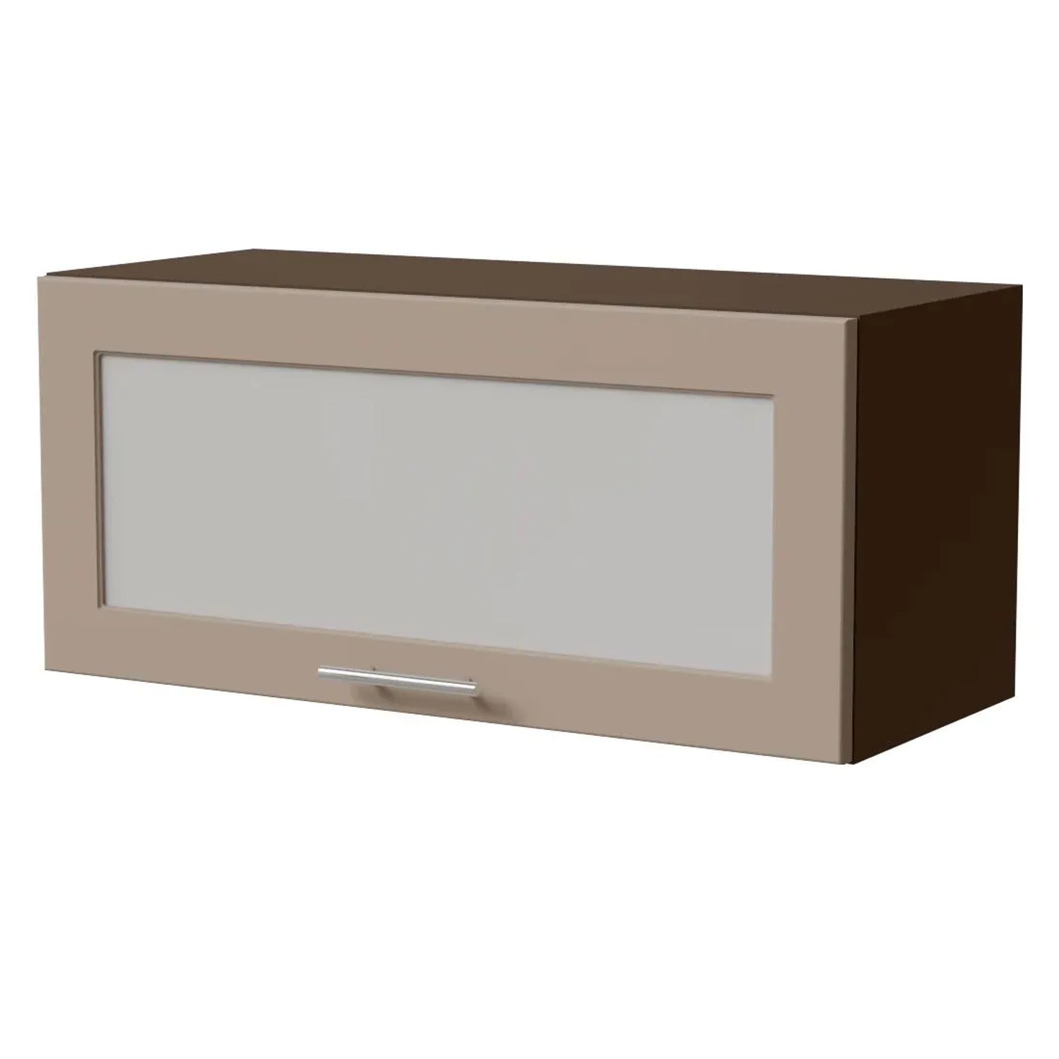 Feldmann-Wohnen Klapphängeschrank Brerra W4BS/80 WKF Lava / RAL 1019 graubeige Matt 80 / 32,5 / 36cm