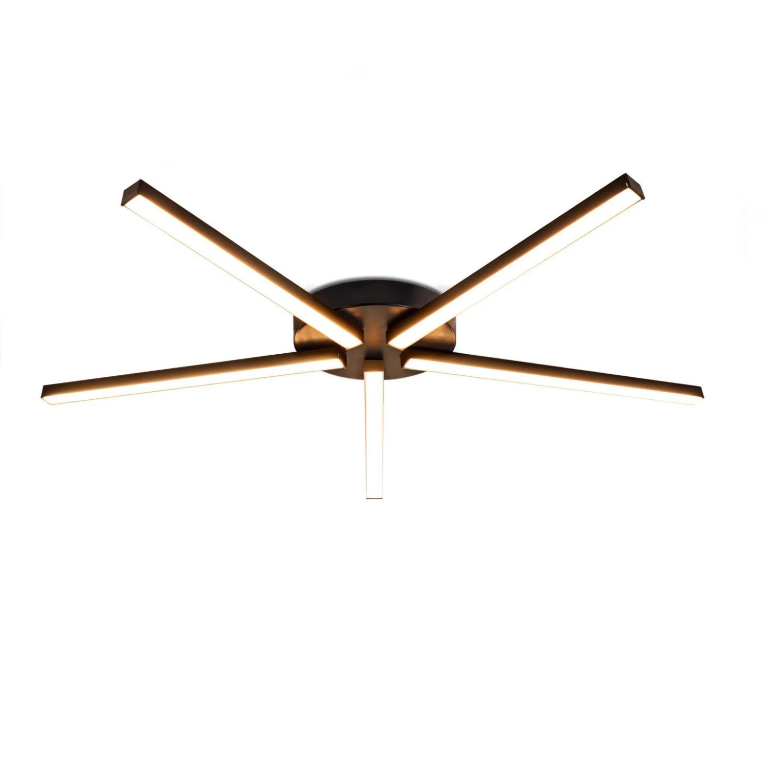 NETTLIFE LED Deckenleuchte aus Metall L64cm Schwarz
