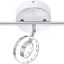 OBI LIGHTING 3er-LED-Spot Piave mit dekorativen Doppelringen aus Aluminium.