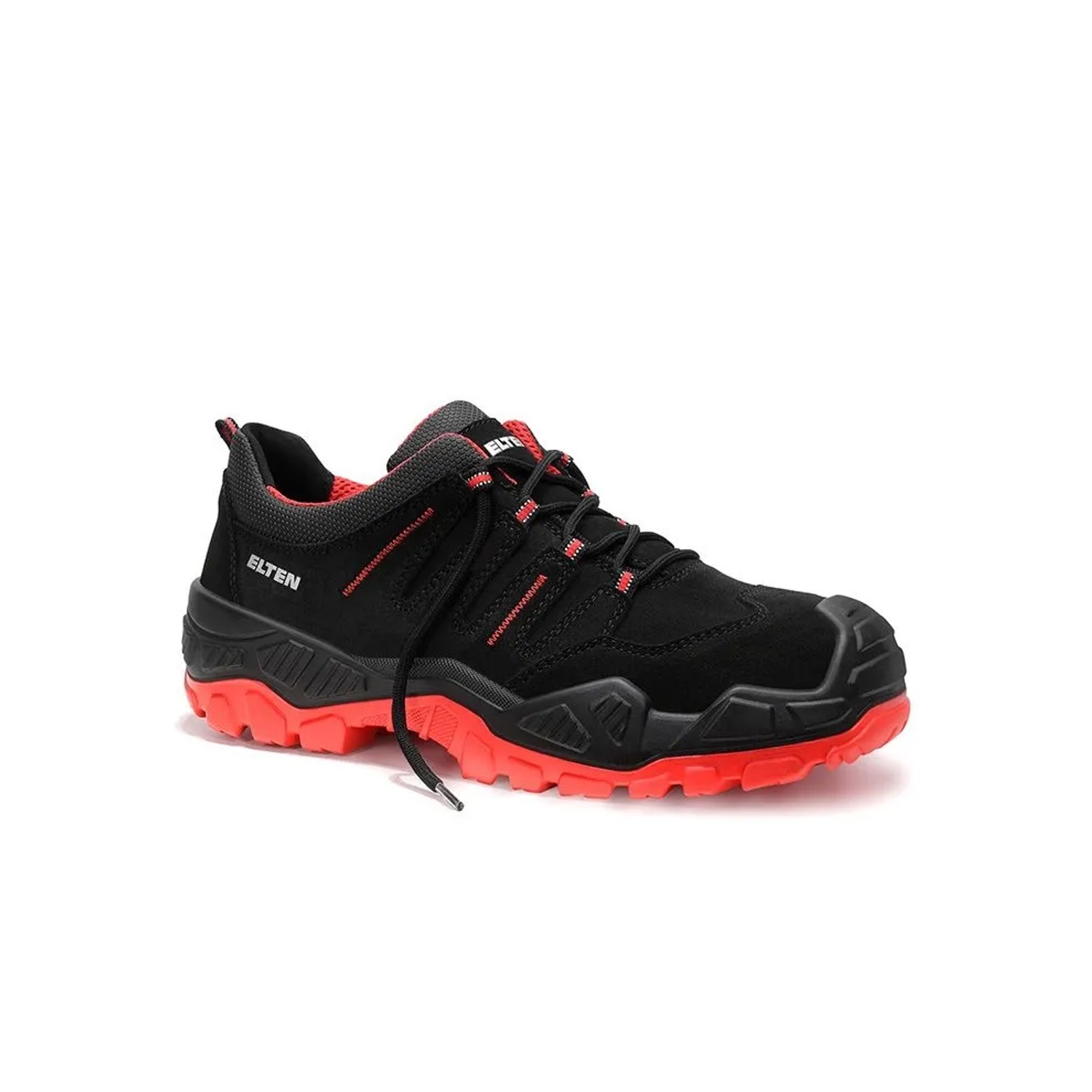 ELTEN Sicherheitshalbschuh QUENTIN BLACK RED Low ESD S3S Größe 45