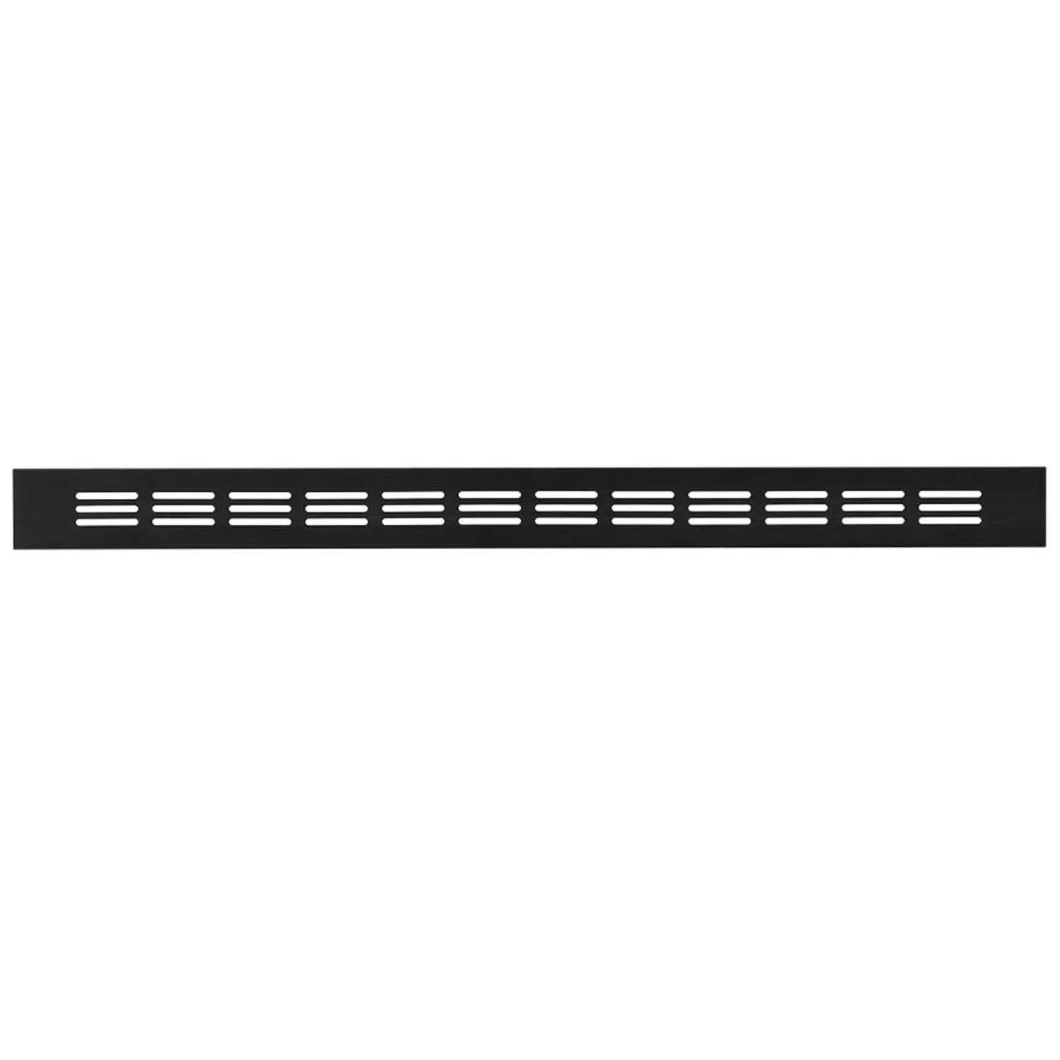 Häusler Lüftungsgitter LG-5004 BL-SG StegblechSchwarz Eloxier 500 x 40 mm