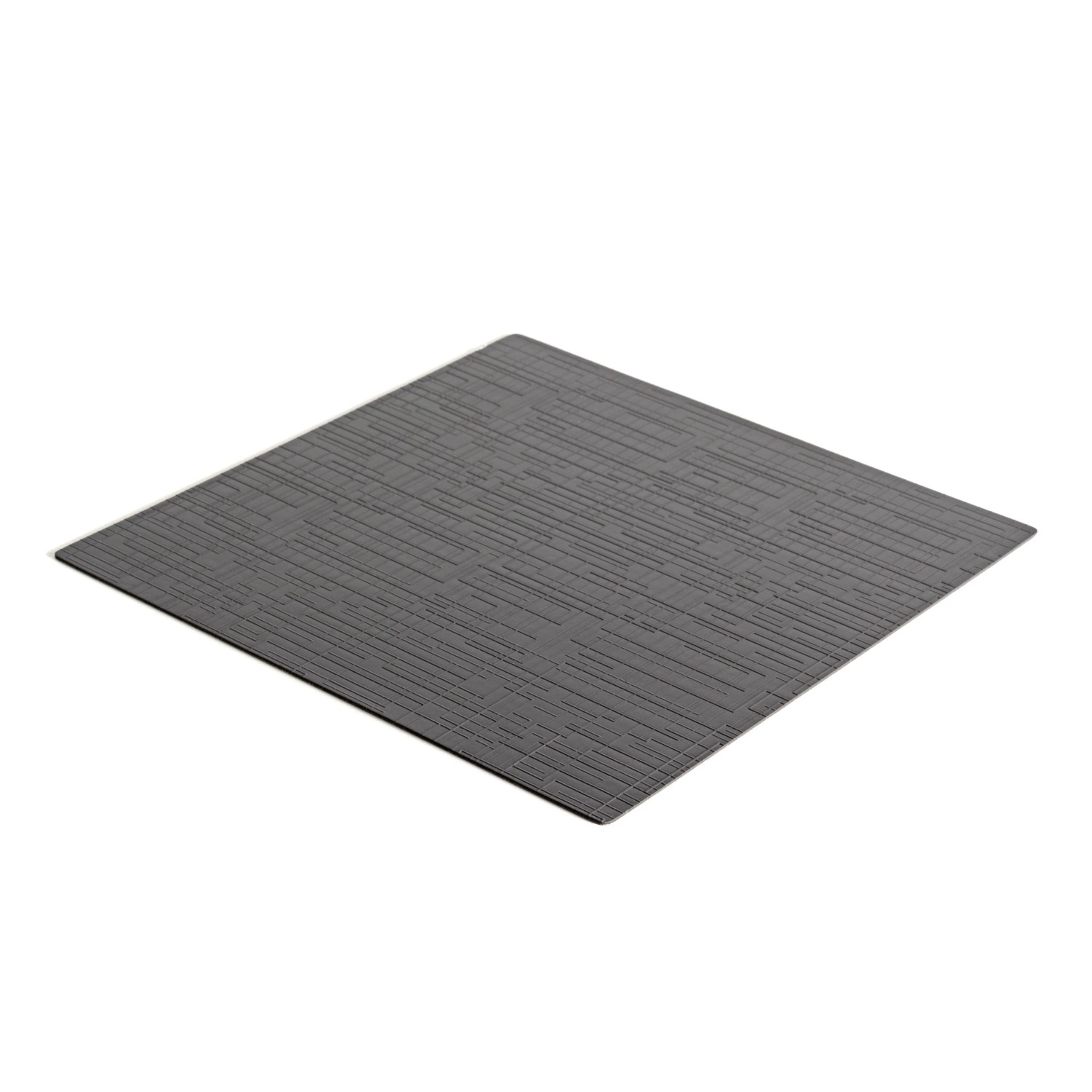 Emuca Rutschschutzmatte für Schubladen Net Länge  20m x 480mm Kunststoff Grau