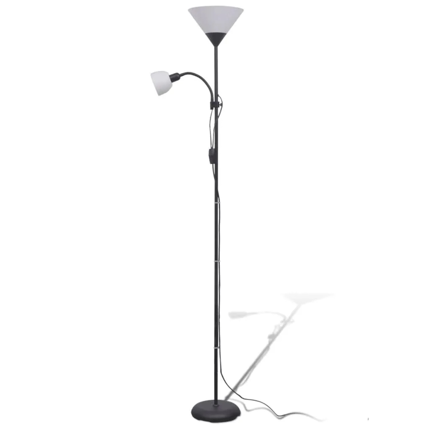 vidaXL Stehlampe Schwarz 242733