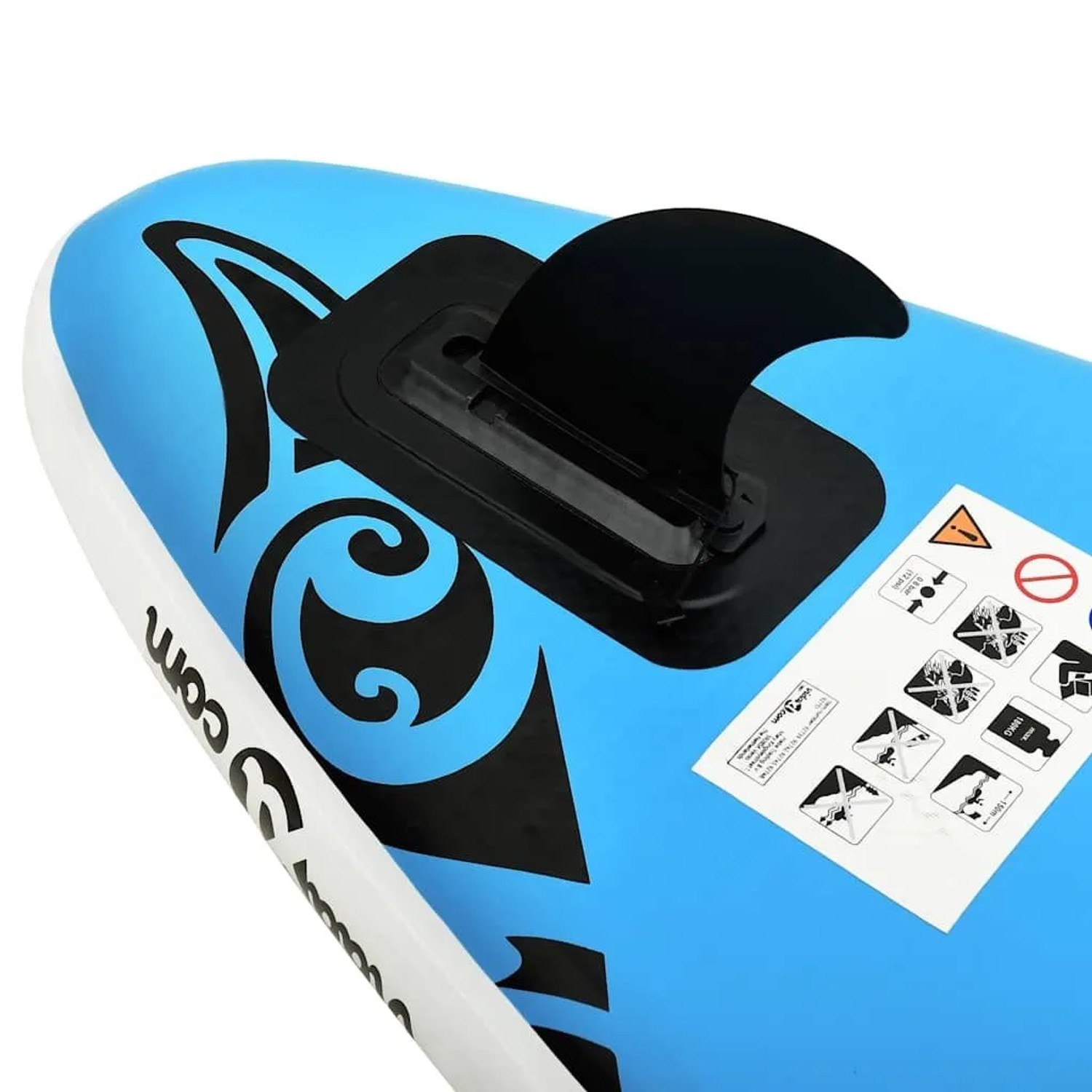 vidaXL Aufblasbares Stand Up Paddle Board Set 305x76x15 cm Blau 92737_7