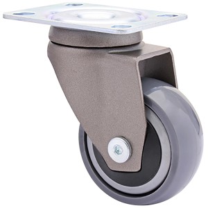 Wagner Möbel-Lenkrolle 3C, anthrazit, Ø 50 mm, Tragkraft 50 kg. Rolle für Möbel.