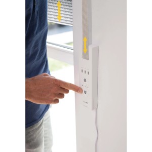 Bedienung Schellenberg RolloDrive 65 Standard Rollladenantrieb per Knopfdruck.