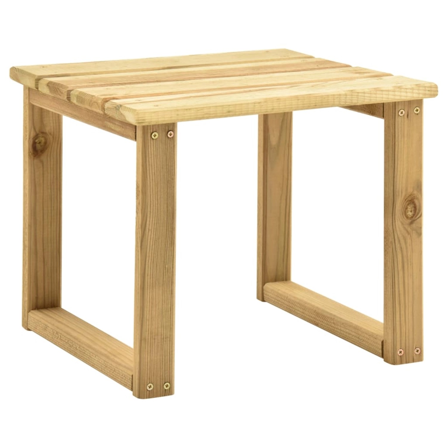 vidaXL Garten-Sonnenliege mit Tisch und Auflage Kiefer Imprägniert 3065870 günstig online kaufen