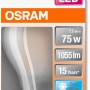 Osram E27 LED-Lampe in Glühlampenform, 7,5W, neutralweiß, im Karton.