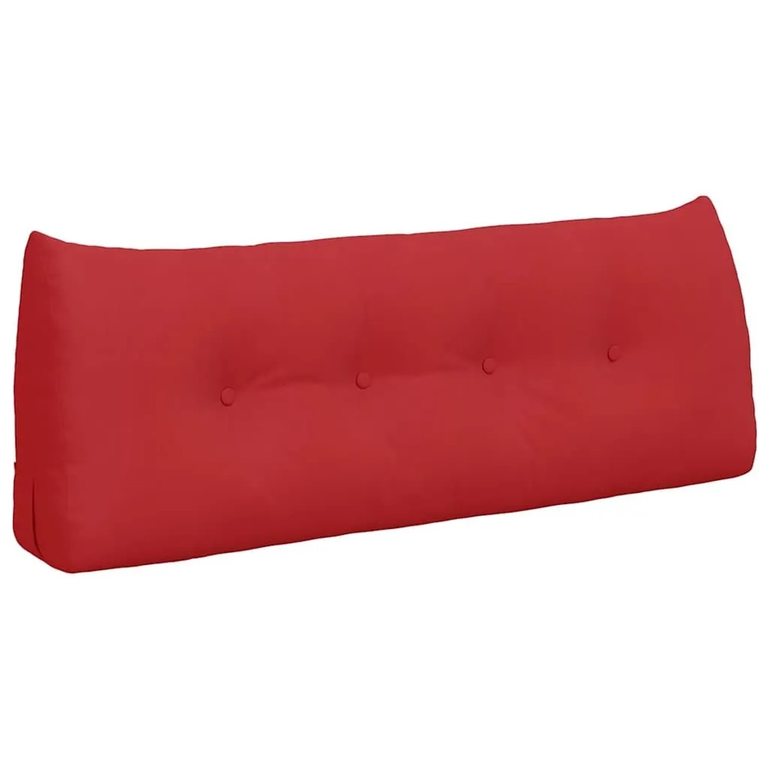 vidaXL Rückenkissen Rot 120 x 24 x 50 cm Stoff 42014482