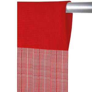 Roter Fadenvorhang Prince 140x250 cm als Gardine oder Raumteiler.