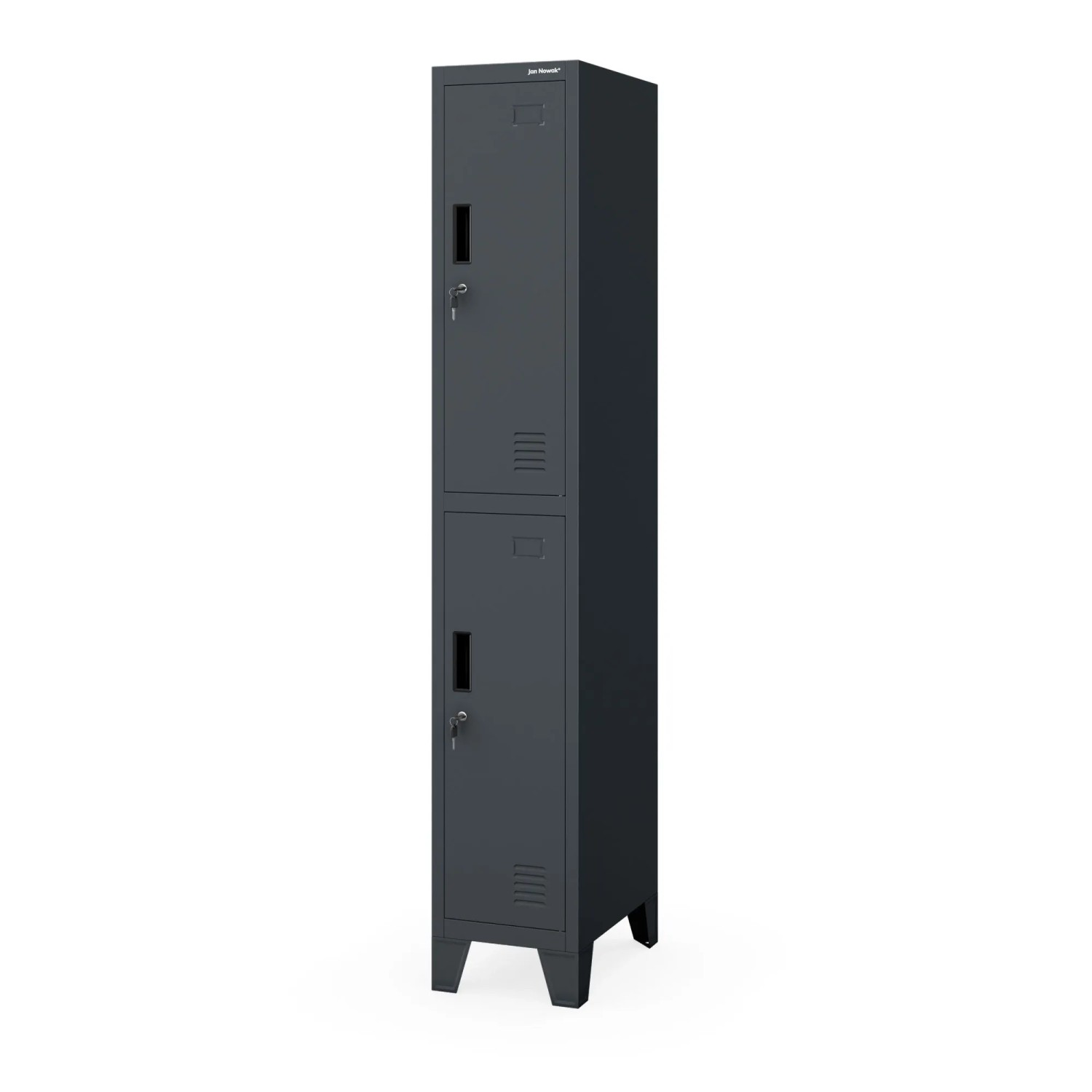 Jan Nowak Garderobenschrank Bartek 1 Plus 172 x 29 x 45 cm Anthrazit